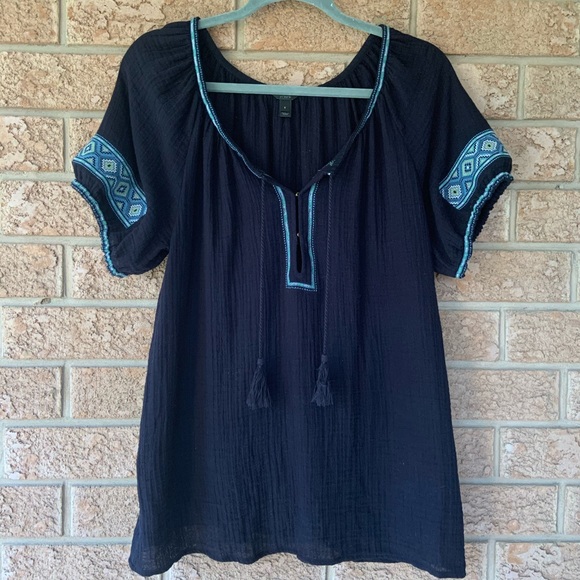 J. Crew Tops - JCREW✨| EMBROIDERED TUNIC
